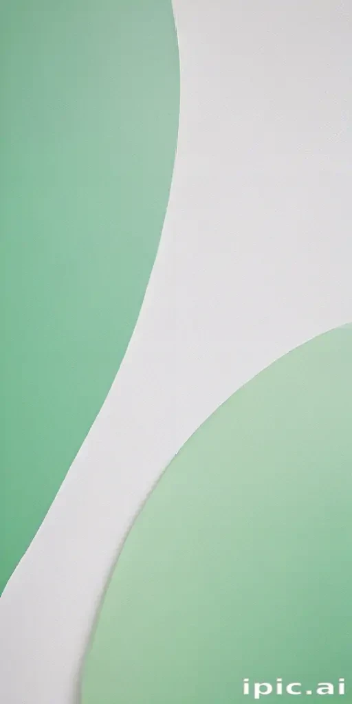 white and green background