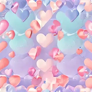 pastel heart background