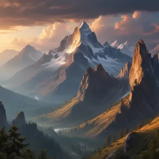 mountains transparent
