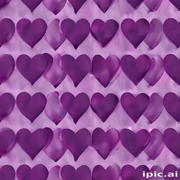 purple heart pattern wallpaper