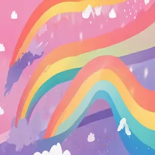 cute rainbow backgrounds