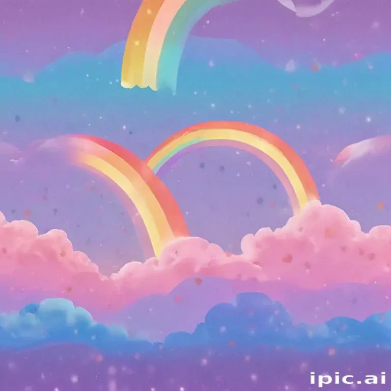 aesthetic rainbow wallpaper