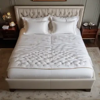 bed top view