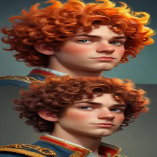popular male cartoon characters with curly hair