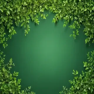 green background