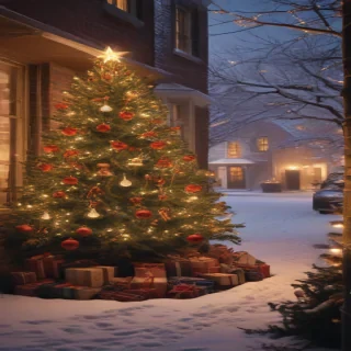 christmas pictures aesthetic