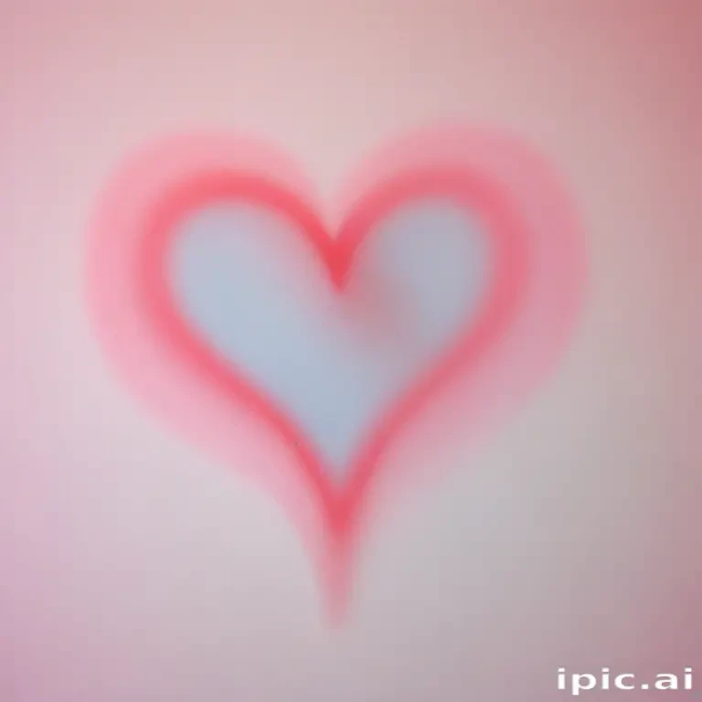 blurred heart