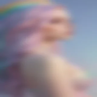 pastel rainbow
