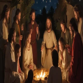 jesus at christmas images