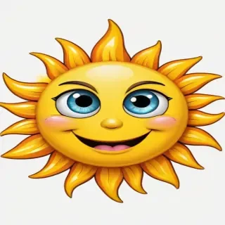 sun cartoon png
