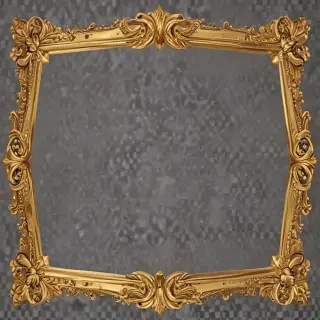 gold border transparent