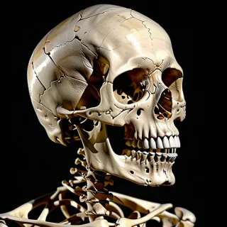 skeleton head photo