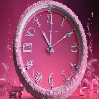 pink happy new year 2024
