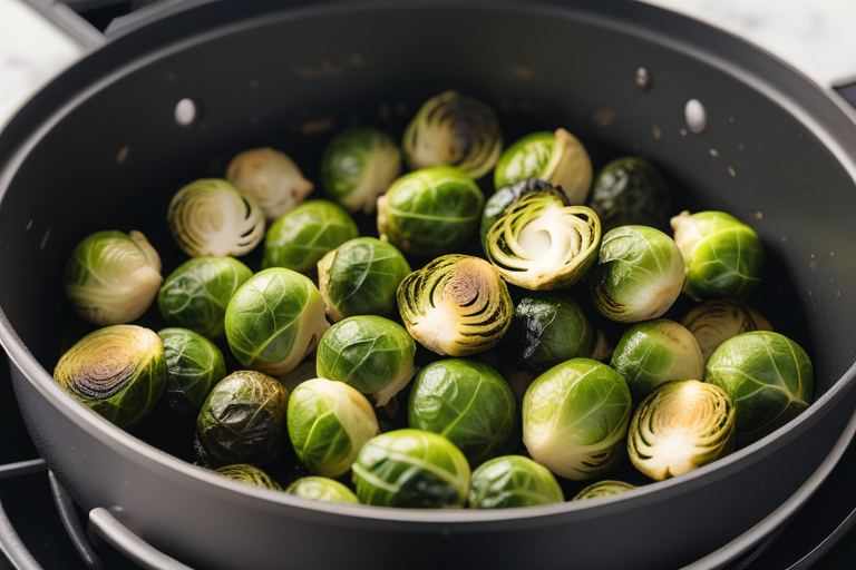 air fried frozen brussel sprouts