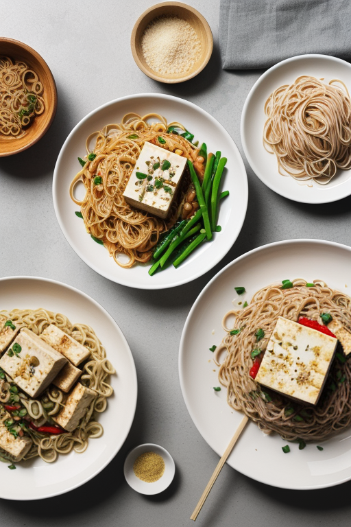 recipes with tofu and noodles