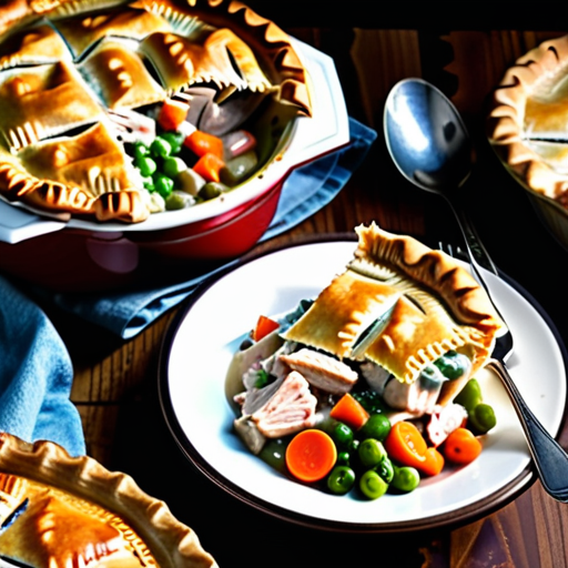what goes with a chicken pot pie