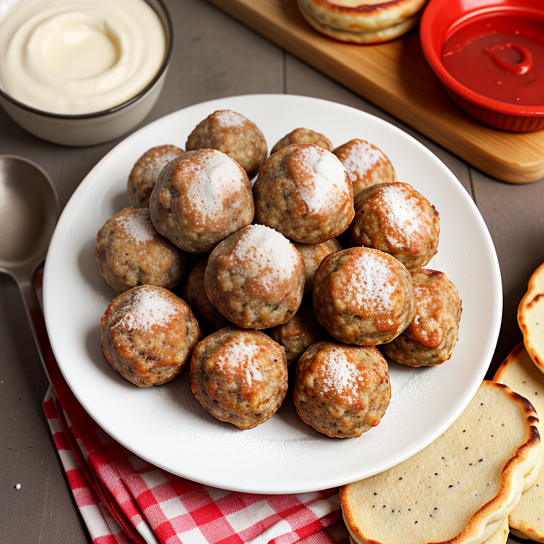 sausage balls using pancake mix