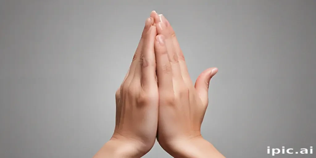 praying hands transparent background