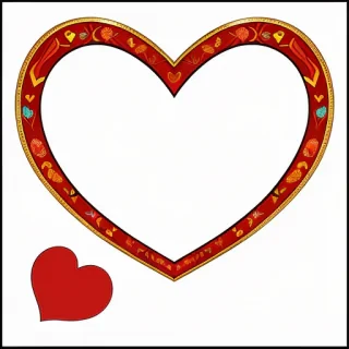 heart border png