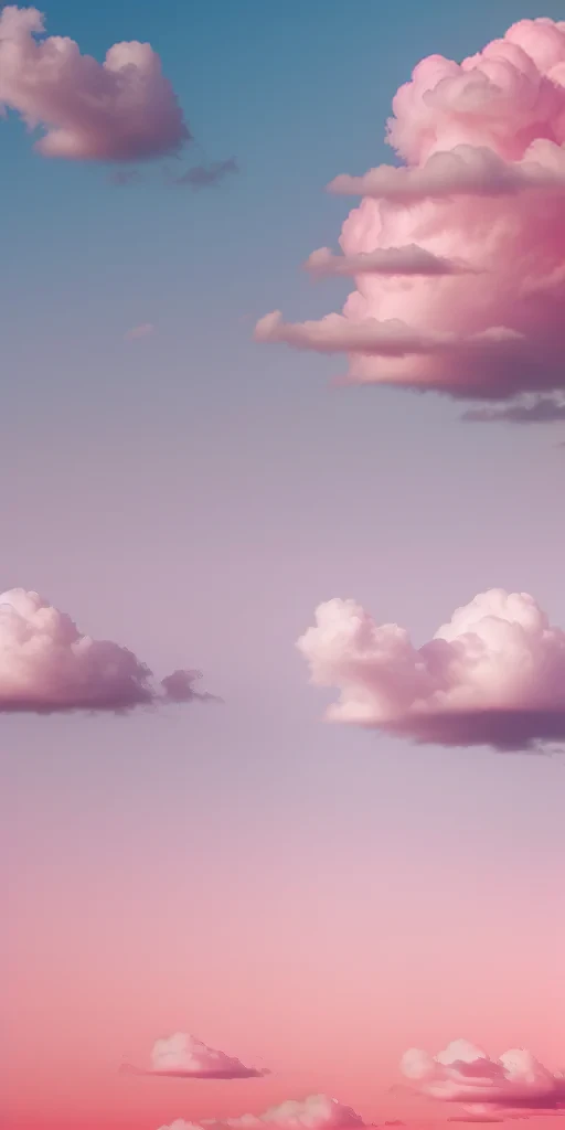 pink clouds background