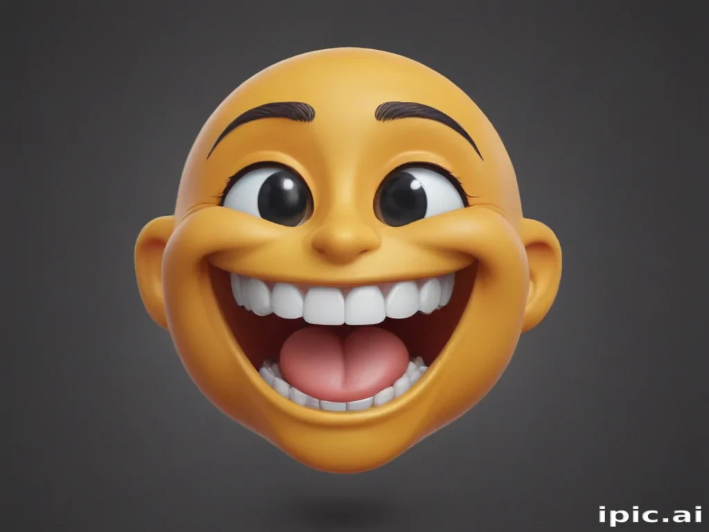 laugh emoji transparent background