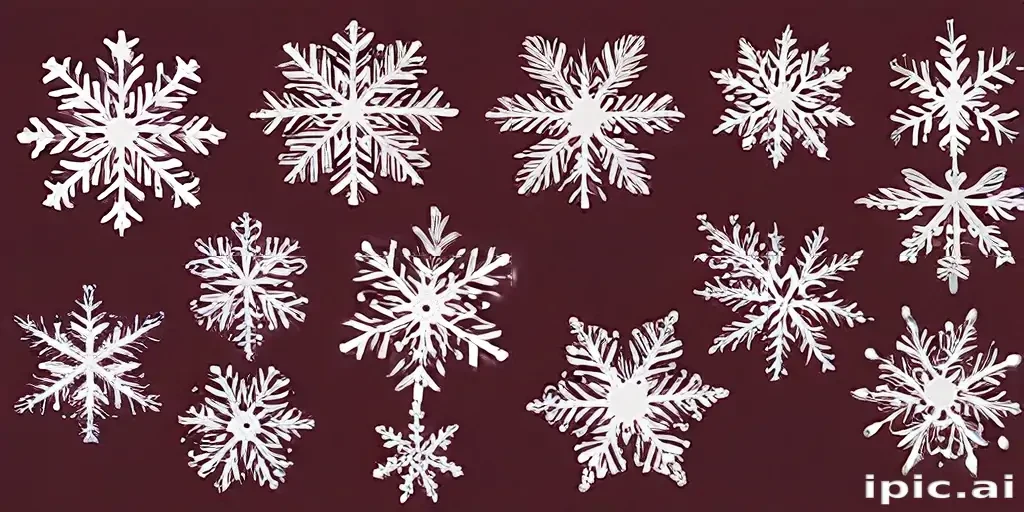 snowflake clipart free