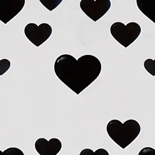 aesthetic black heart wallpaper