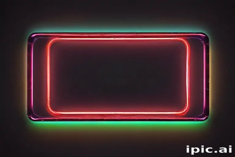 neon frame