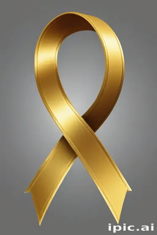 gold ribbon png
