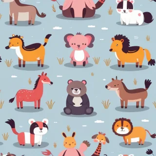 cute animal background