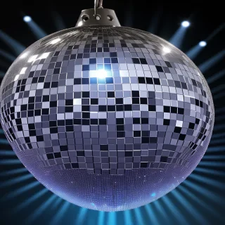 disco ball transparent