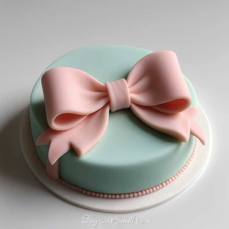 how to make a fondant bow