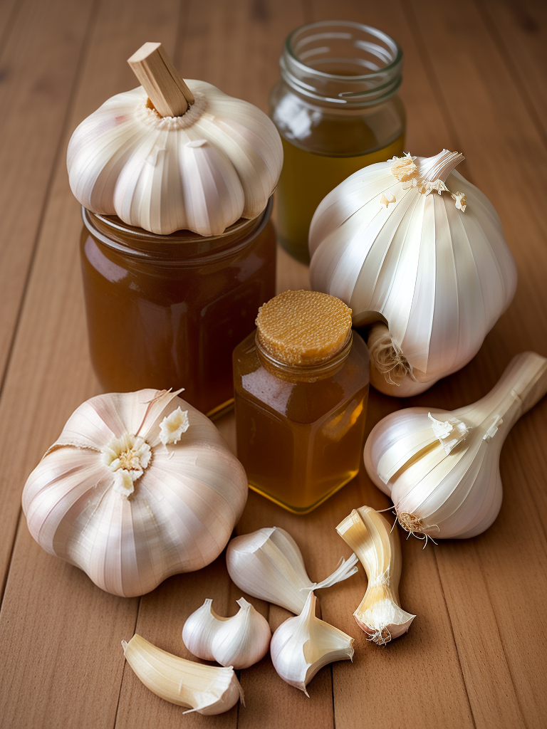 garlic and honey and ginger