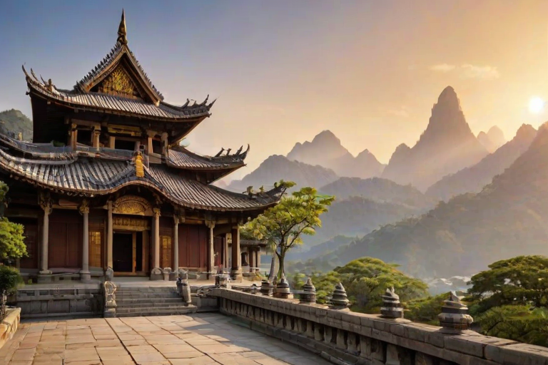 temple background