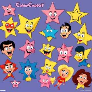 cartoon stars