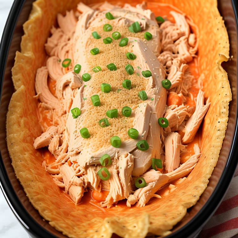 slow cooker buffalo chicken dip with raw chicken
