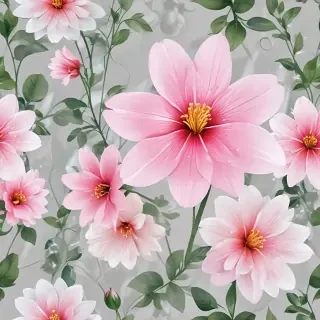 transparent flower background