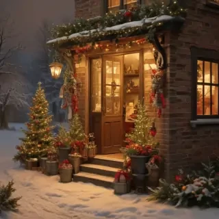 antique christmas images