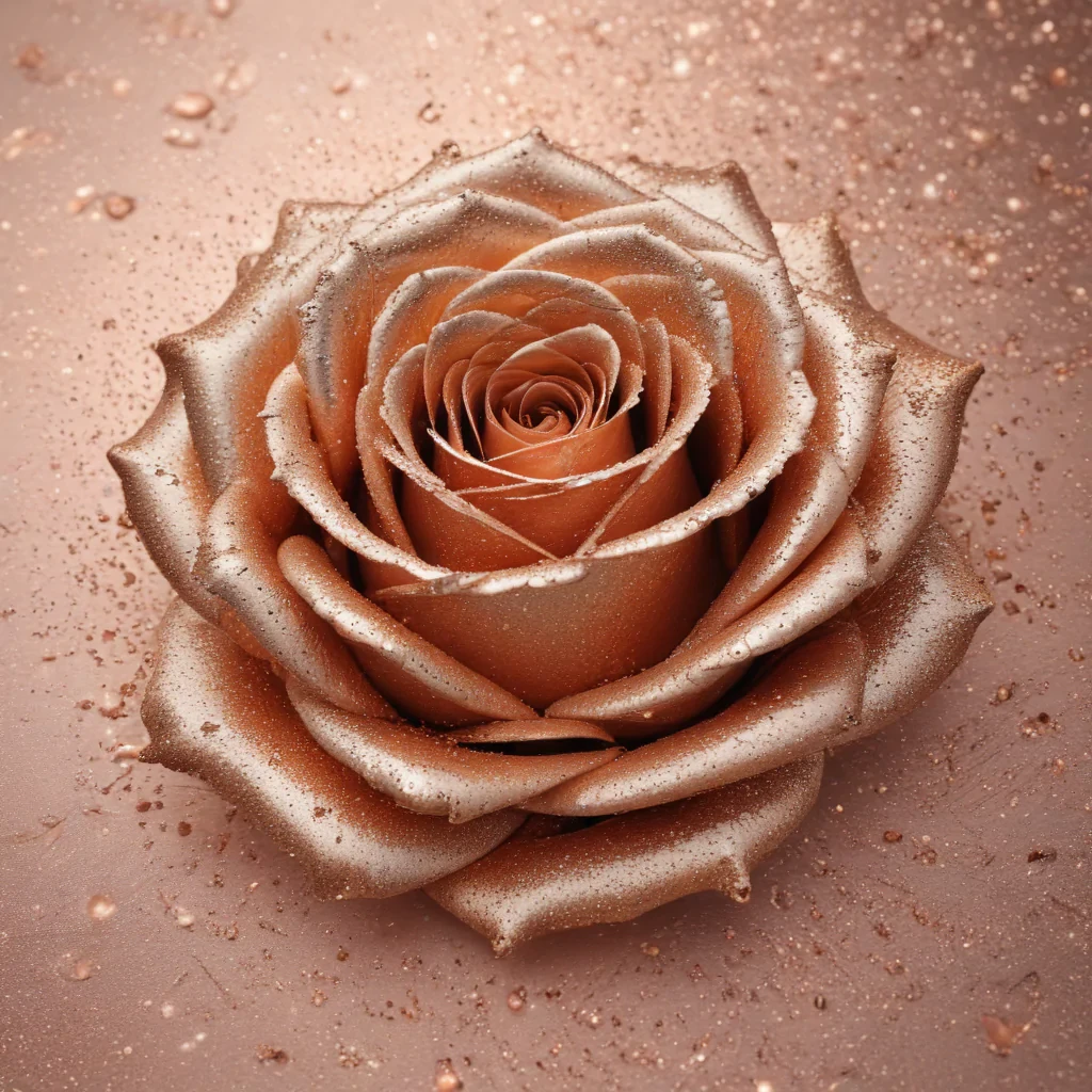 glitter rose gold background