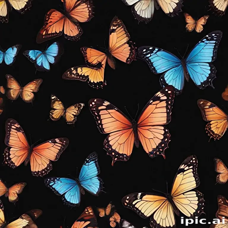 butterfly background aesthetic