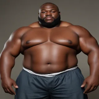 fat man black