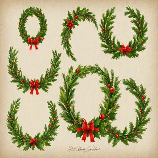 christmas wreath clip art