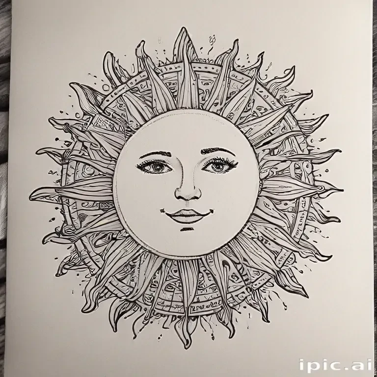sun doodle