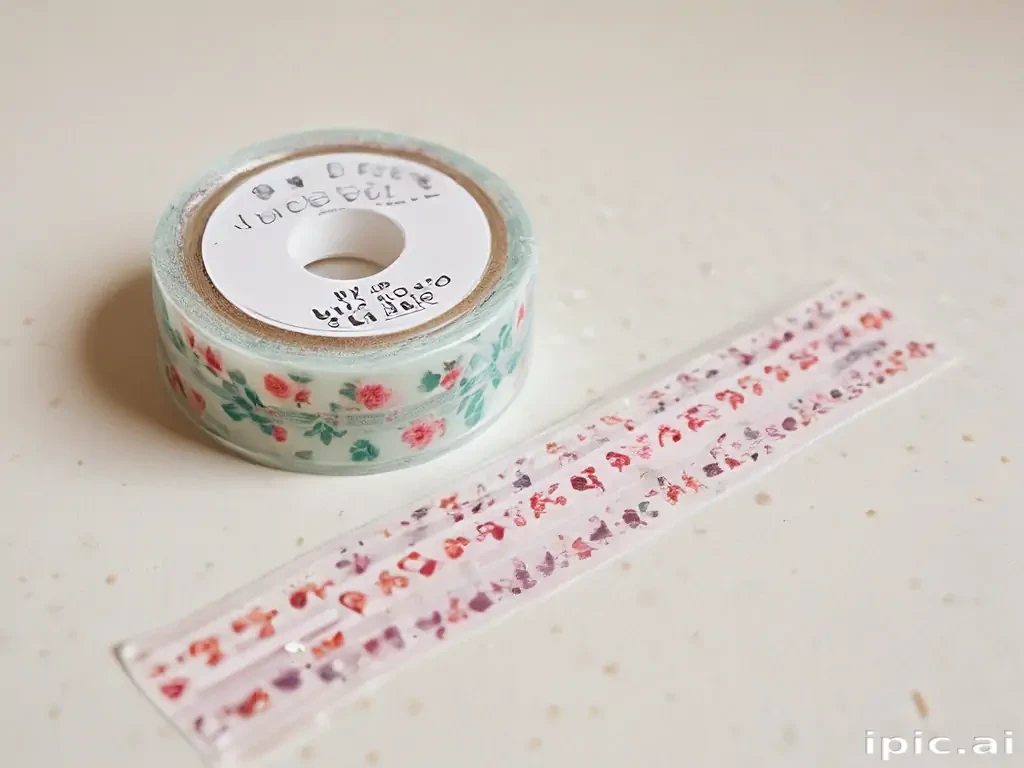 transparent washi tape png