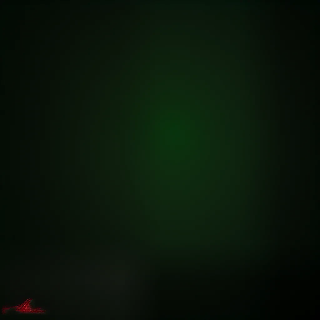 green dark background
