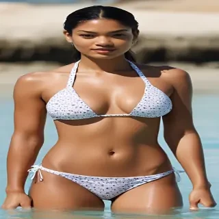 Chanel Iman in bikini