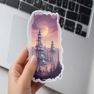 transparent aesthetic sticker