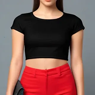 crop top mock up