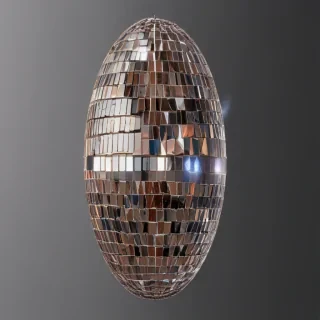 transparent background disco ball png