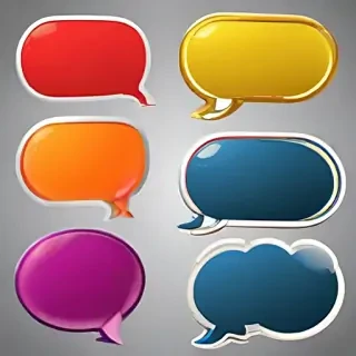 speech bubble clip art